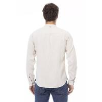 Mandarin Collar Regular Fit Shirt with Button Closure S Men thumbnail