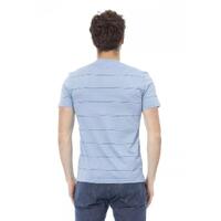 Short Sleeve T-shirt with Round Neck and Front Print XL Men thumbnail
