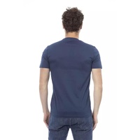 Baldinini Trend Men's Blue Cotton T-Shirt - XL thumbnail