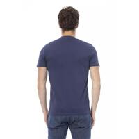 Short Sleeve T-shirt with Round Neck and Front Print S Men thumbnail