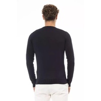 Baldinini Trend Men's Blue Modal Sweater - 52 IT thumbnail