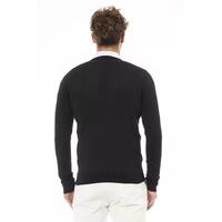 Metal Monogram V-Neck Sweater with Ribbed Details 52 IT Men thumbnail