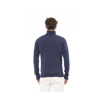 Baldinini Trend Men's Blue Modal Sweater - 50 IT thumbnail