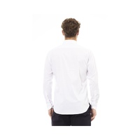 Baldinini Trend Men's White Cotton Shirt - L thumbnail