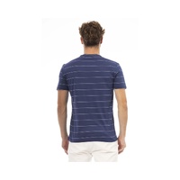 Baldinini Trend Men's Blue Cotton T-Shirt - L thumbnail