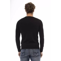 Baldinini Trend Men's Black Wool Sweater - 50 IT thumbnail