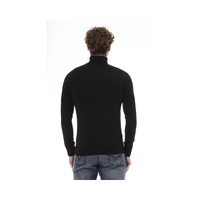 Baldinini Trend Men's Black Wool Sweater - 50 IT thumbnail