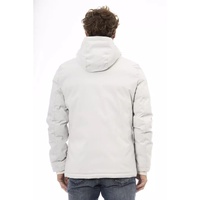 Baldinini Trend Men's White Polyester Jacket - 2XL thumbnail