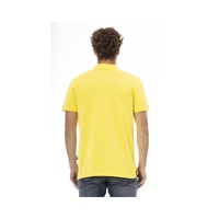 Baldinini Trend Men's Yellow Cotton Polo Shirt - L thumbnail