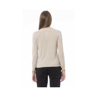 Baldinini Trend Women's Beige Polyamide Sweater - XL thumbnail
