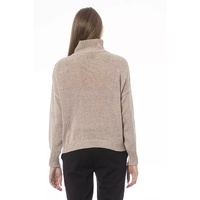 Baldinini Trend Women's Beige Viscose Sweater - M thumbnail