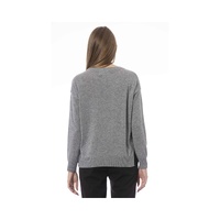 Baldinini Trend Women's Gray Viscose Sweater - M thumbnail