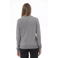 Baldinini Trend Women's Gray Viscose Sweater - M thumbnail