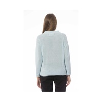 Baldinini Trend Women's Light Blue Wool Sweater - S thumbnail
