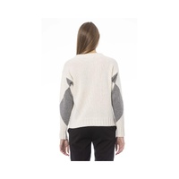 Baldinini Trend Women's Gray Wool Sweater - M thumbnail