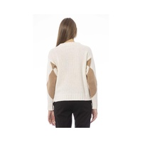 Baldinini Trend Women's Beige Wool Sweater - M thumbnail
