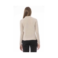 Baldinini Trend Women's Beige Fabric Sweater - M thumbnail