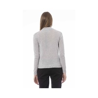 Baldinini Trend Women's Gray Fabric Sweater - M thumbnail