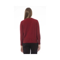 Baldinini Trend Women's Red Wool Sweater - 44 IT thumbnail