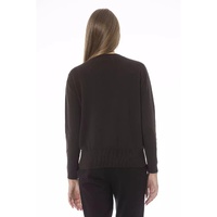 Baldinini Trend Women's Brown Wool Sweater - 44 IT thumbnail