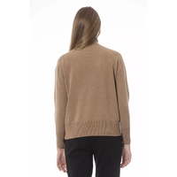 Baldinini Trend Women's Beige Wool Sweater - 42 IT thumbnail