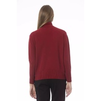 Baldinini Trend Women's Red Wool Sweater - 46 IT thumbnail