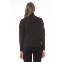 Baldinini Trend Women's Brown Wool Sweater - 46 IT thumbnail