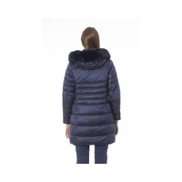 Baldinini Trend Women's Light Blue Polyester Jackets & Coat - L thumbnail
