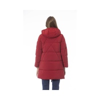 Baldinini Trend Women's Red Polyester Jackets & Coat - 2XL thumbnail