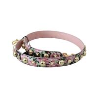 Floral Gold Studs Strap Handbag Accessory One Size Women thumbnail