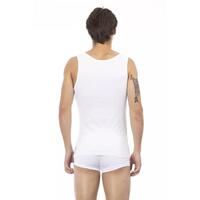 Stretch Cotton Logoed Shoulder Pad Mens Tank Top L Men thumbnail