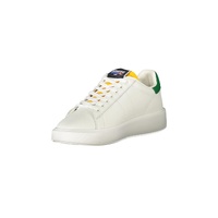 Blauer Men's White Leather  Sneaker - 45 EU thumbnail
