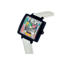 Bobroff Women's White Leather Watch - One Size thumbnail