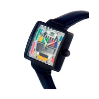 Bobroff Women's Black Leather Watch - One Size thumbnail