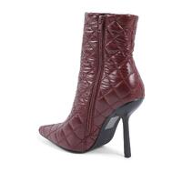 Fabric Ankle Boot with 10cm Heel - 36 EU thumbnail