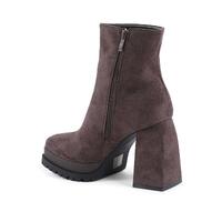 Fabric Ankle Boot with 10cm Heel - 36 EU thumbnail