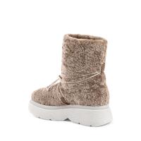 Faux Shearling Short Platform Boot - 37 EU thumbnail
