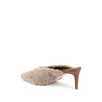 Plush Textured Mules with 5cm Heels - 37 EU thumbnail