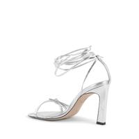 Lace-Up  Leather High-Heel Sandal - 38 EU thumbnail