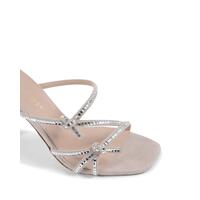 Crystal Embellished Suede Sandal - 39 EU thumbnail