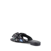 Silk Bow Mule with Flat Sole - 38 EU thumbnail