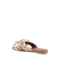 Printed Bow Silk Mule - 41 EU thumbnail