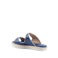 Leather Double Strap Flat Sandal - 40 EU thumbnail