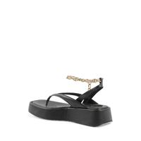 Gold Chain Wedge Sandal - 37 EU thumbnail