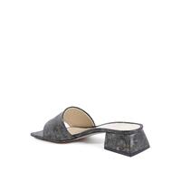 Leather Sandals with 4cm Heel - Made in Italy - 39 EU thumbnail
