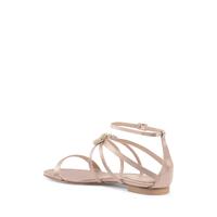 Swarovski Bow Satin Sandal with Ankle Strap - 37.5 EU thumbnail