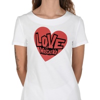 Heartprint Mini Dress Short Sleeve TShirt Dress - 44 IT thumbnail