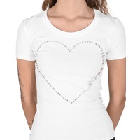 Love Moschino Women's Heart Logo T-Shirt - White - 44 IT thumbnail