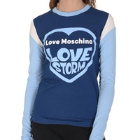 Love Moschino Women's Love Storm Long Sleeve T-Shirt - 40 IT thumbnail