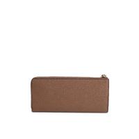 Leather Three Quarter Zip Wallet - One Size thumbnail